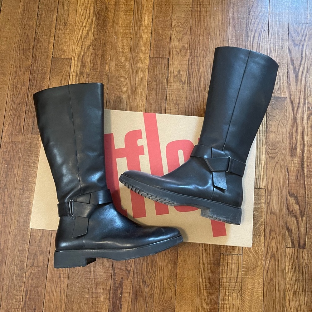 Fitflop Genuine Leather Tall Boots